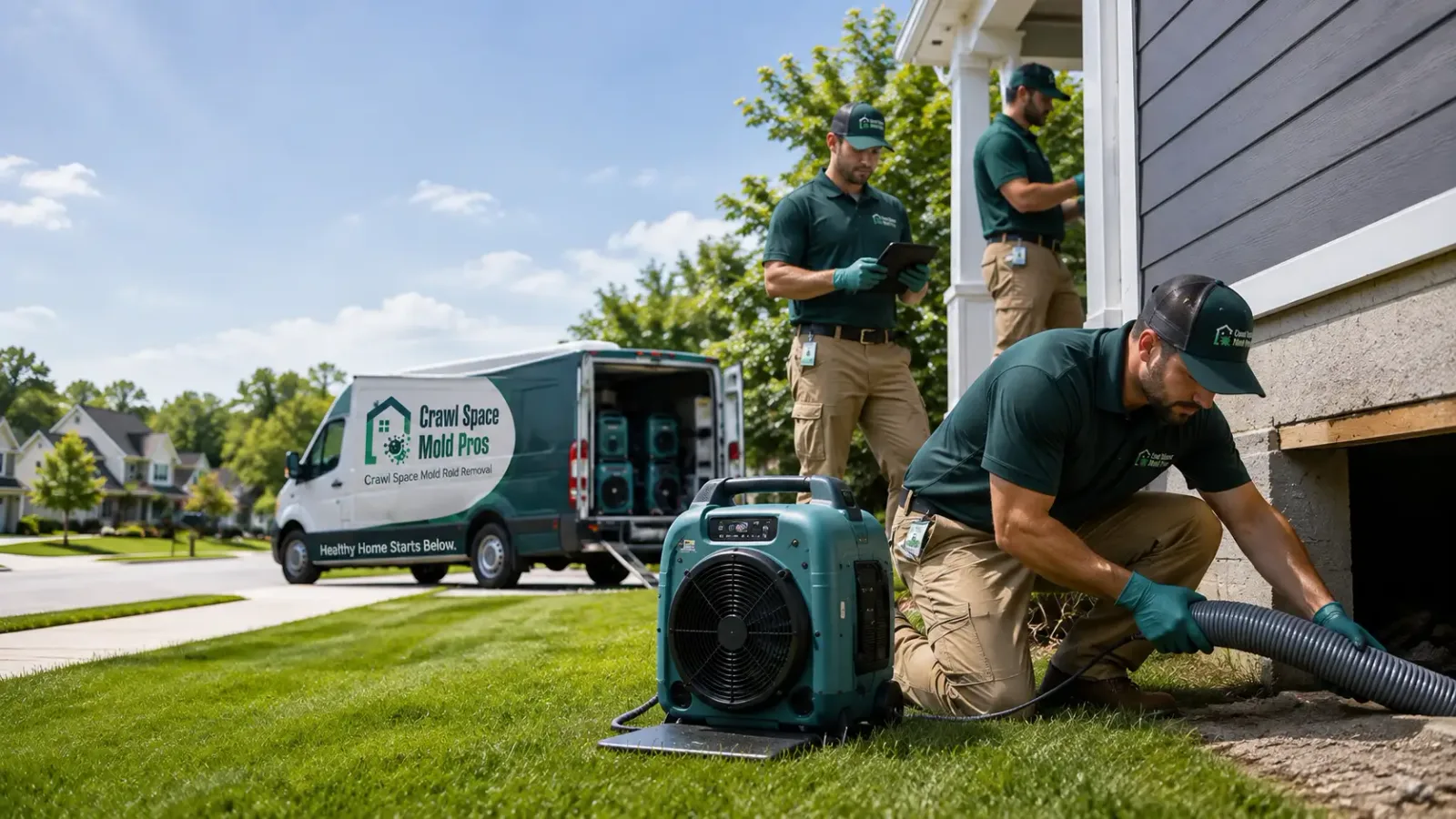 Crawl Space Mold Removal in El Dorado, KS